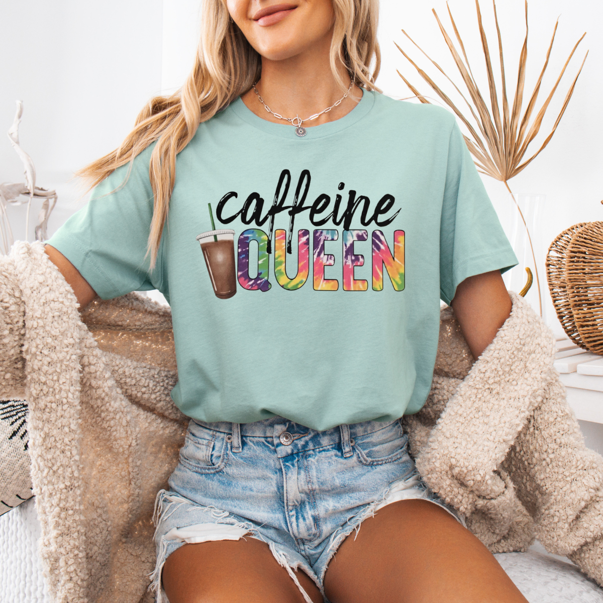 Caffeine queen tie dye