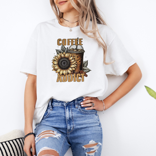 Coffee addict sunflower