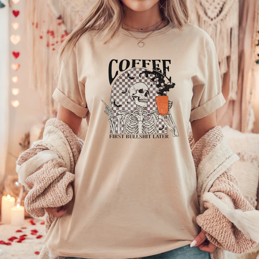 Coffee first skeleton