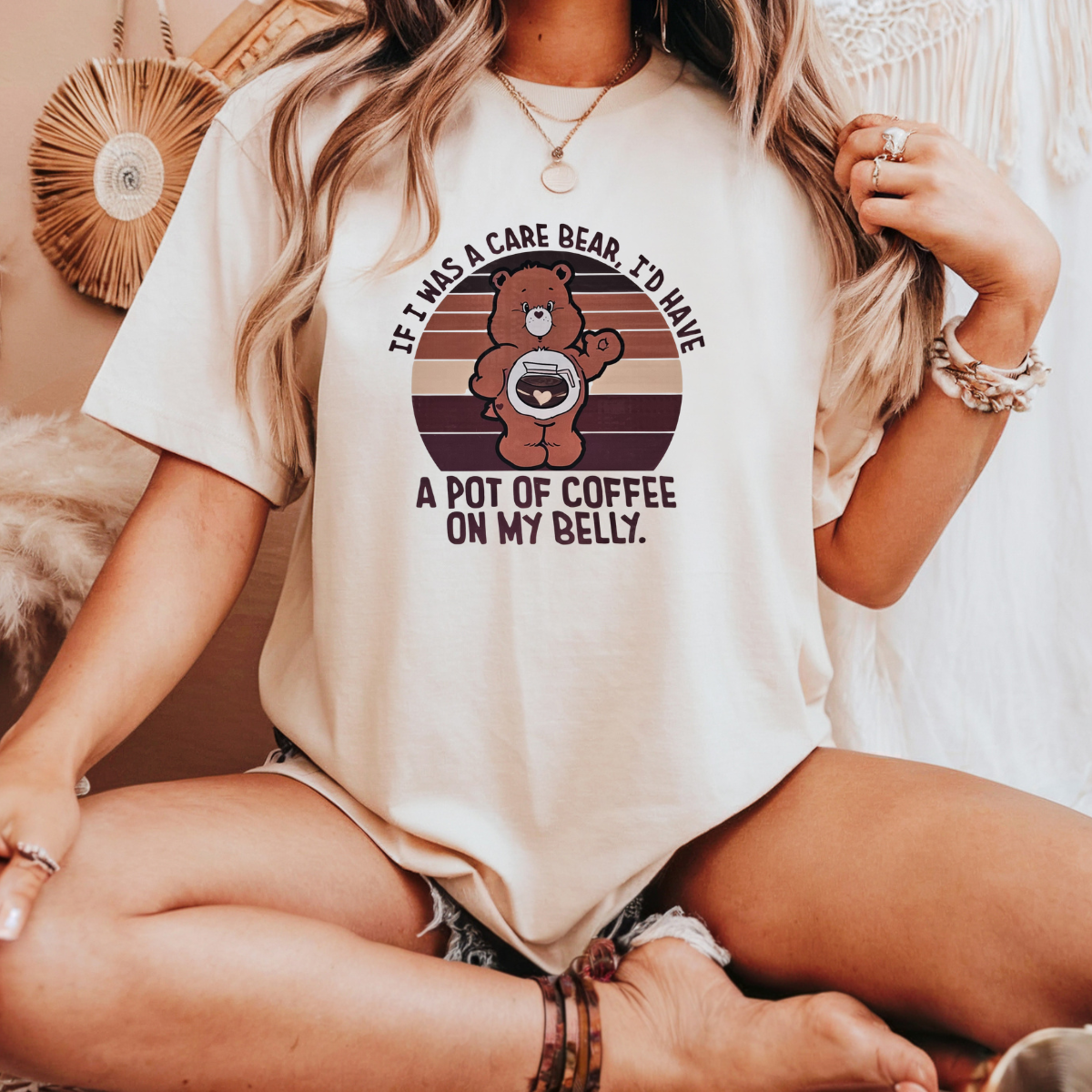 A pot of coffee on my belly