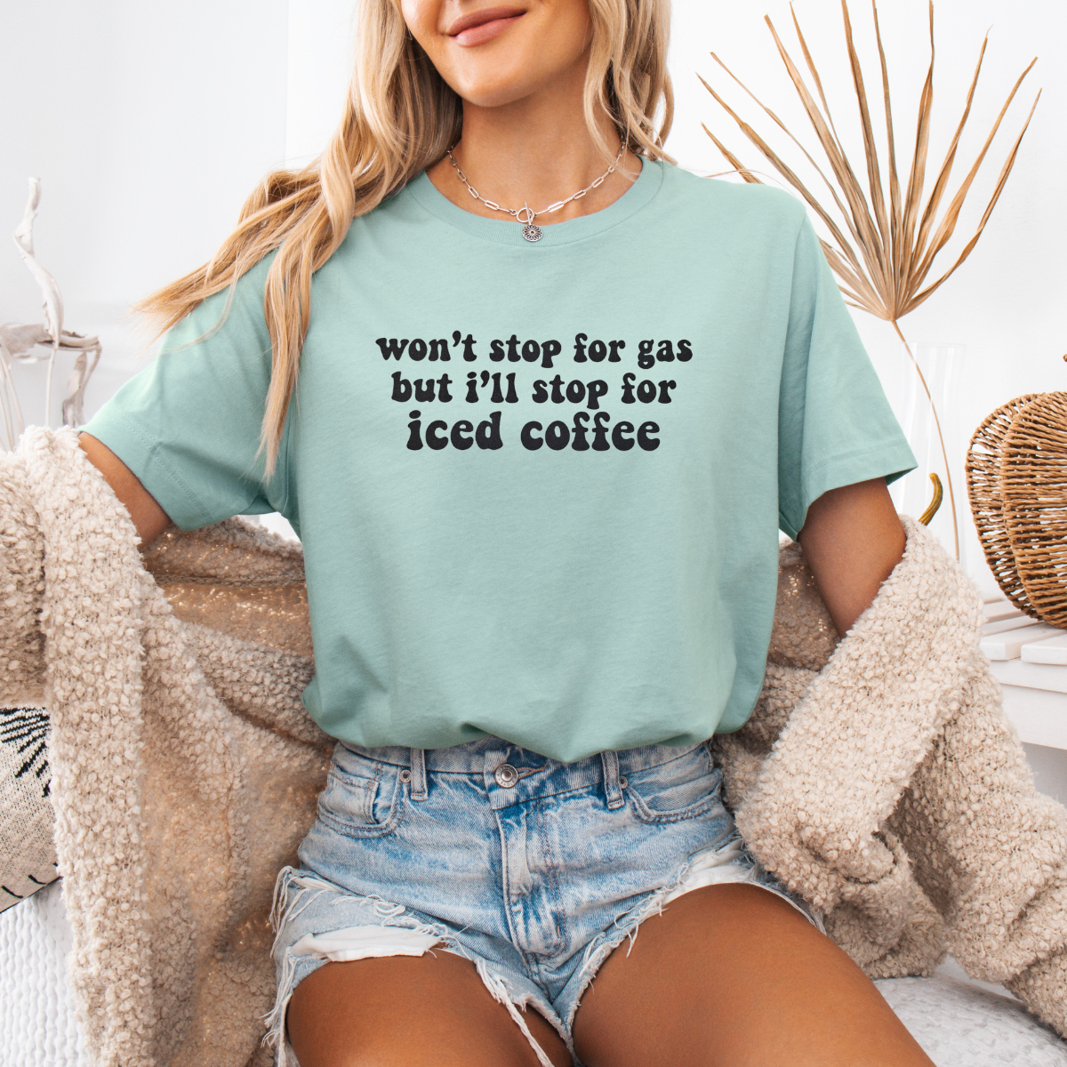 Won't stop for gas but i'll stop for ice coffee