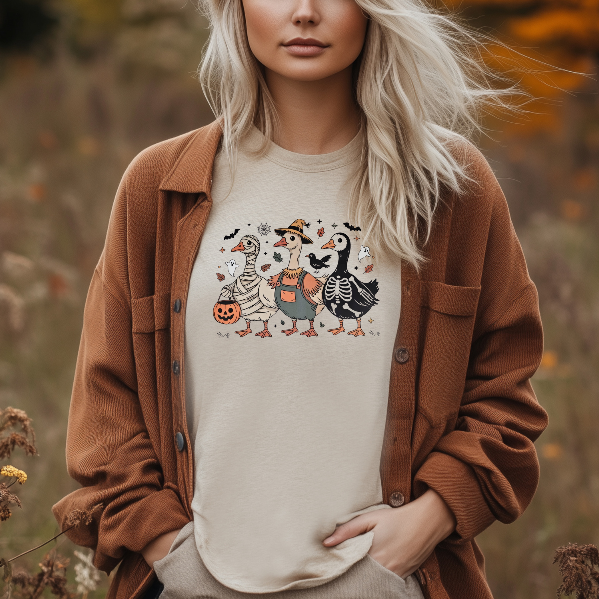 Halloween geese