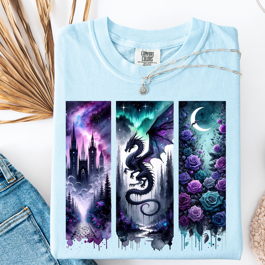 Purple dragon 3 panel