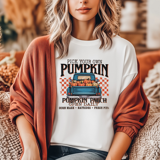 Pumpkin patch truck