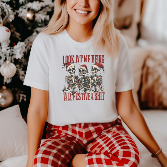 Look at me being all festive skeletons