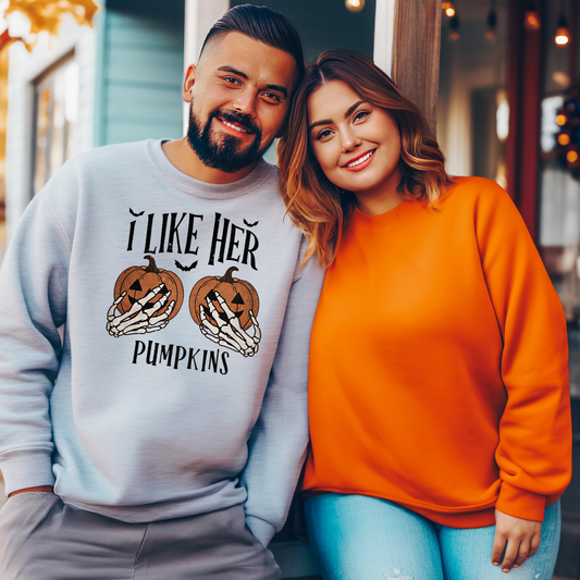 I like her pumpkins