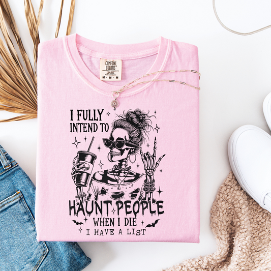 Haunt people