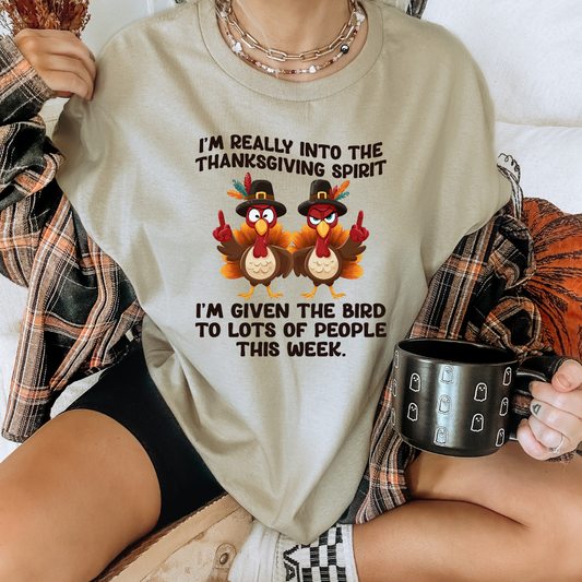I'm really into the Thanksgiving spirit