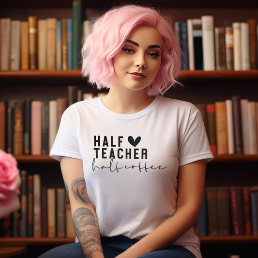 Half teacher half coffee