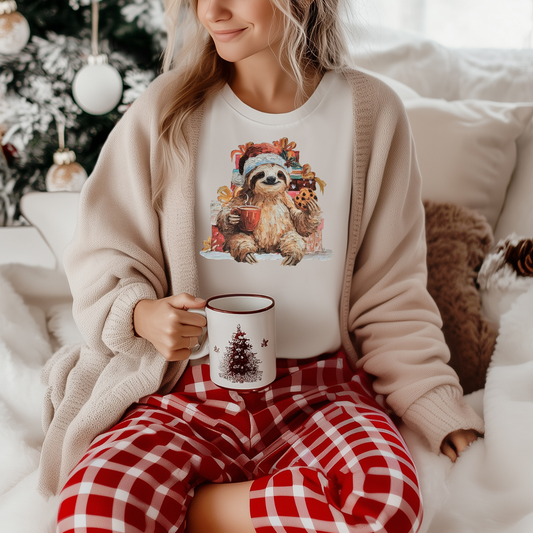 Christmas sloth