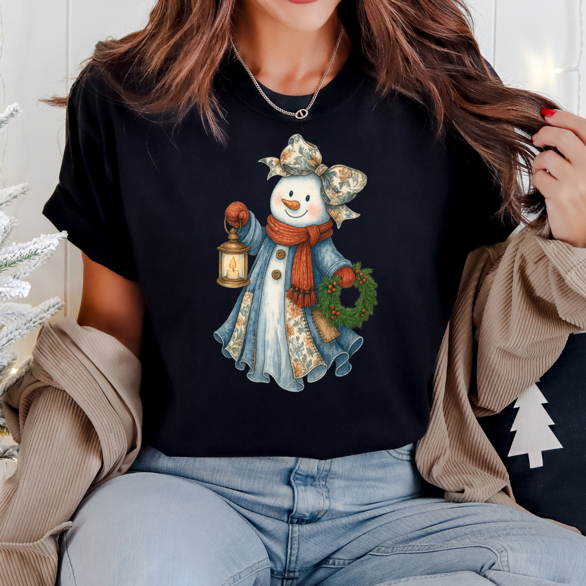 Denim snowgirl