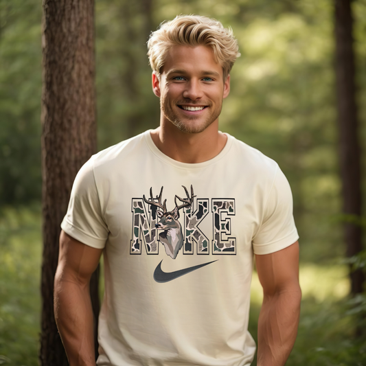 Camo deer swoosh