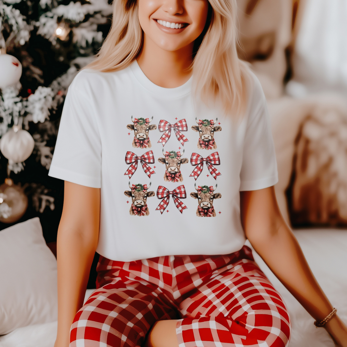 Highland and plaid bows