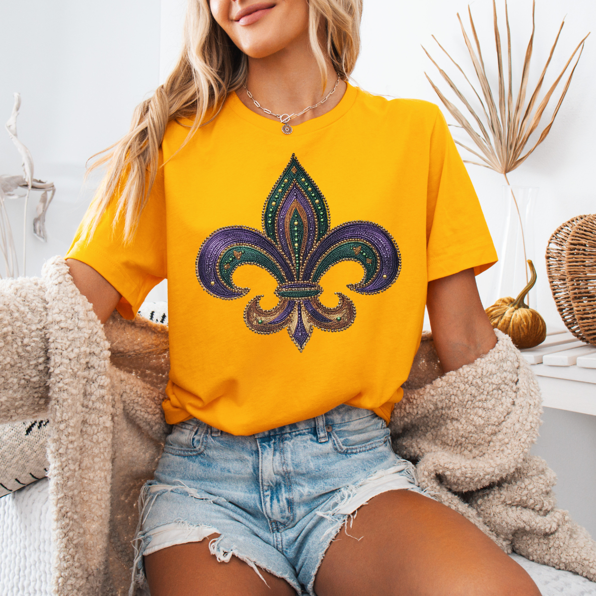Mardi gras fleur