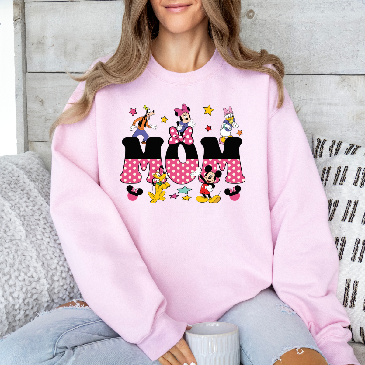 Polka dot mouse mom