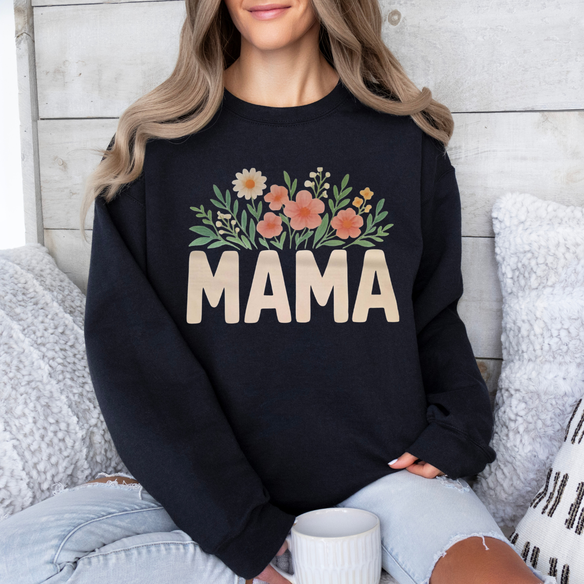 Mama pink flowers