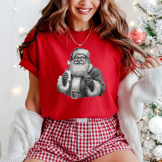 Santa cookies and milk