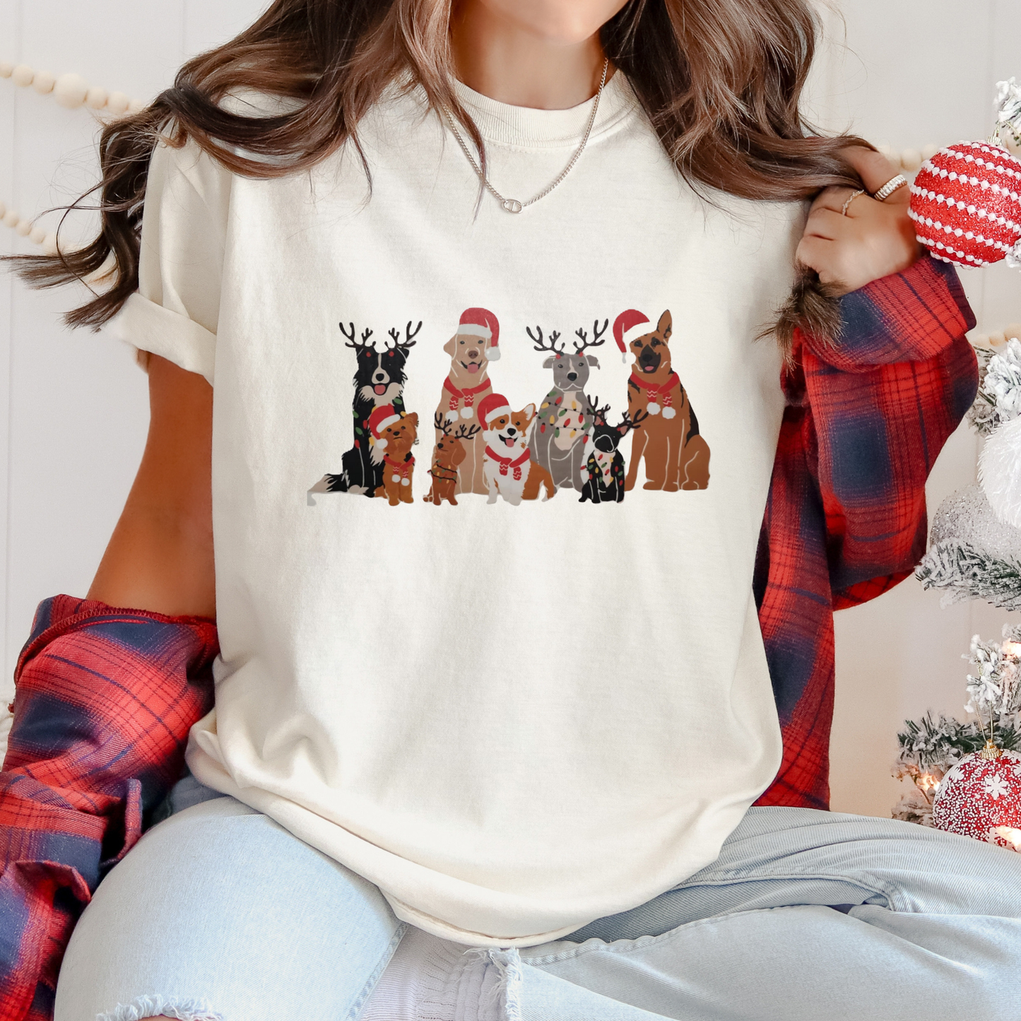 Dogs with antlers