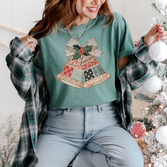 Quilted Christmas bells