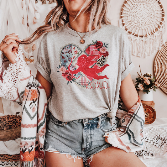 XOXO Cupid heart