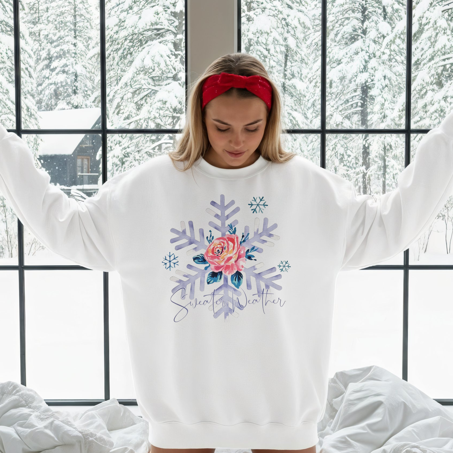 Sweater weather snowflake