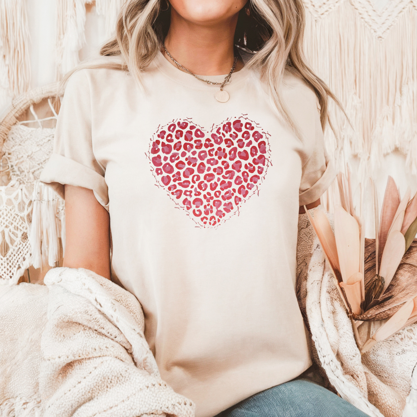 Love cheetah heart