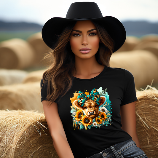 Sunflower cow