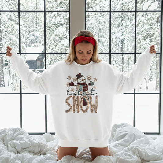 Let it snow snowman