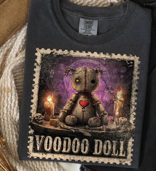 Voodoo doll stamp